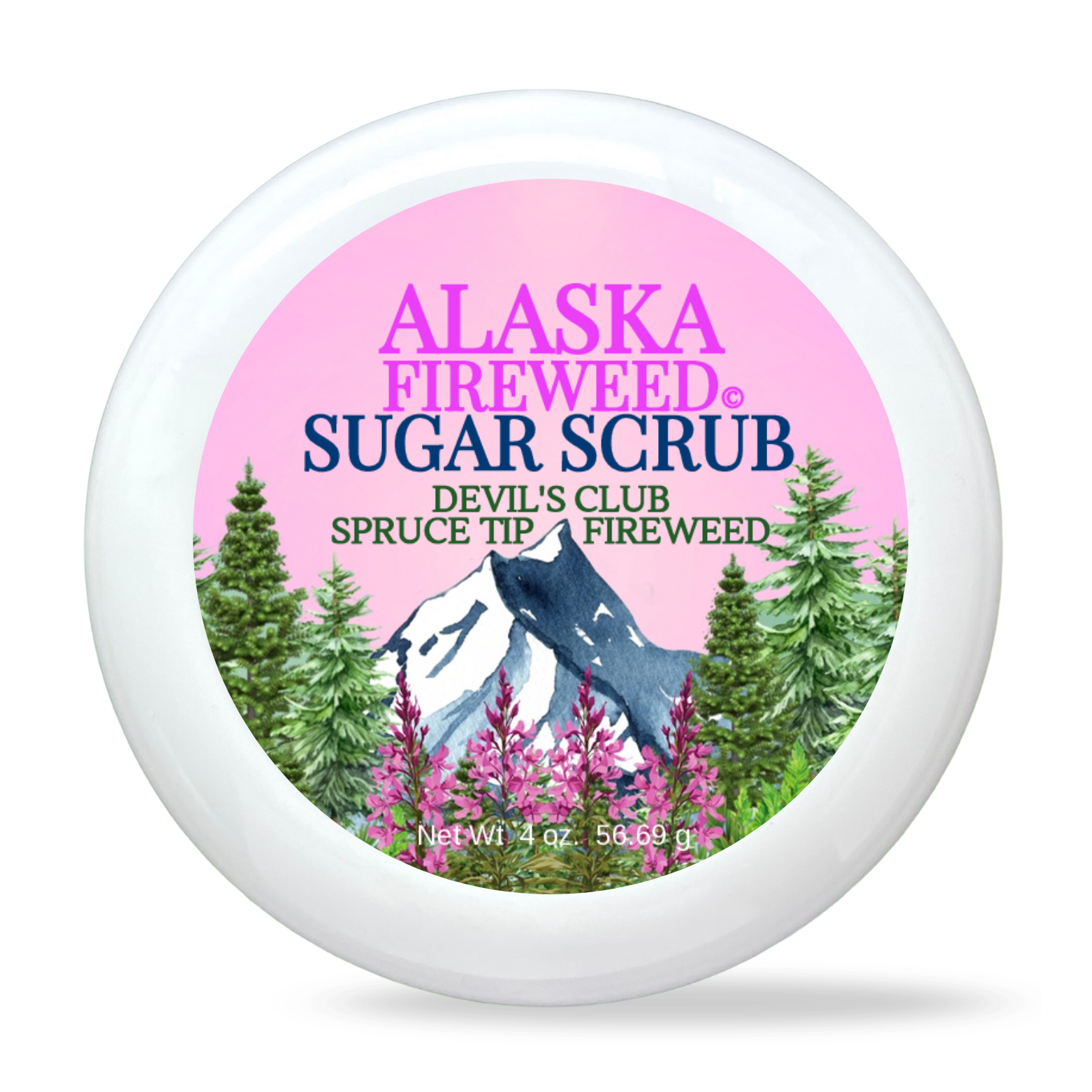 Devil's Club Rainforest Fireweed Sugar Scrub