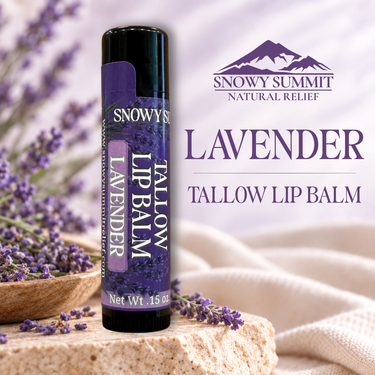 Lavender Tallow Lip Balm